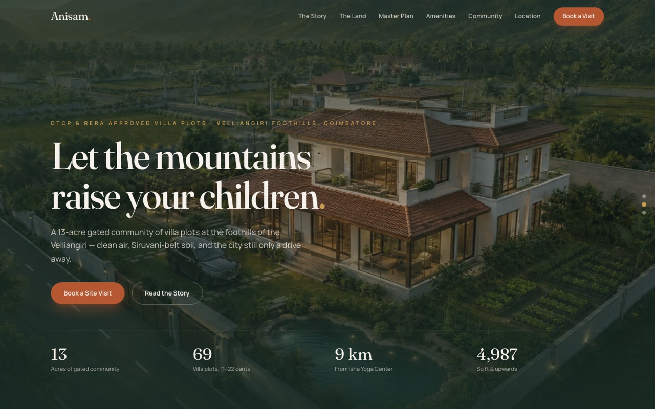 Anisam Community, gated villa-plot community