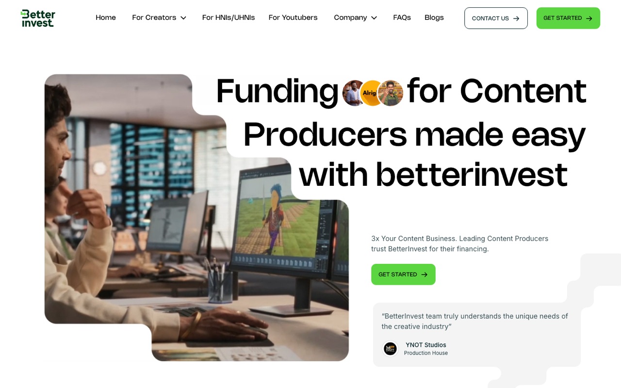 BetterInvest, alternative investments in media